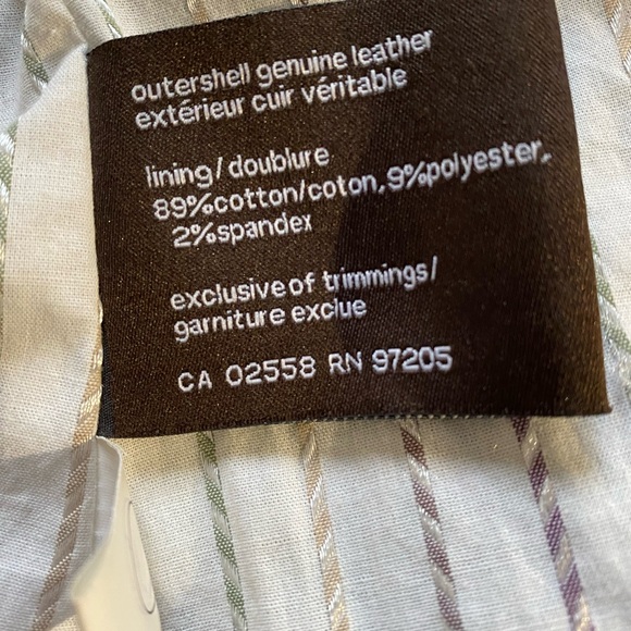 Danier Suede Leather Olive Green Women’s Jacket - Picture 5 of 8